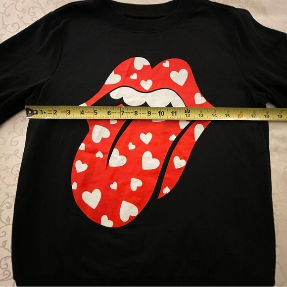 Rolling Stones Hearts Graphic Sweatshirt - Picture 14 of 16